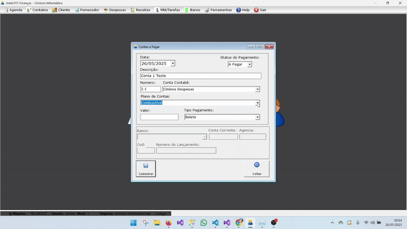 Gestão de Finanças